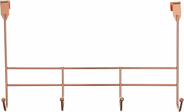 Orsina 4 Hook Over Door Hanger in Gold