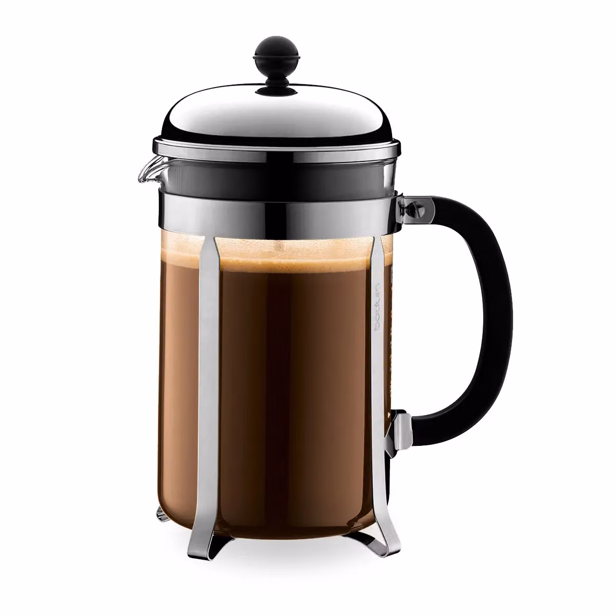 Bodum Chambord French Press Coffee Maker in Silver, 1.5 l – 2