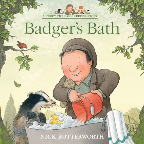 Badgers Bath: A Percy the Park Keeper Story by HarperCollins Childrens Books, Multicolour Paper Picture Book – 1