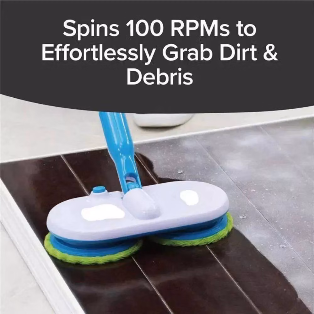 KORVIXA Rechargeable Motorised Spin Mop in Blue – 3