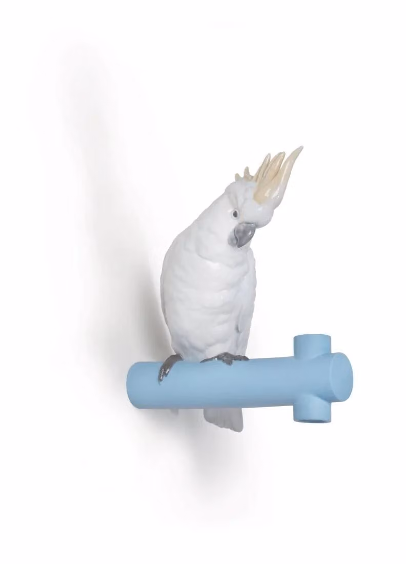 Lladró Parrot Hang I Porcelain Hanger in White