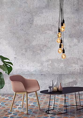 Lucide FIX Adjustable Dimmable Cluster Pendant Light, Black, 7 x E27 – 2