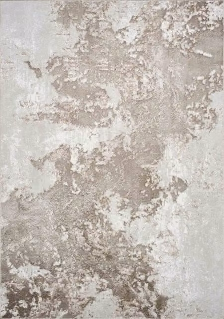 Desire Rugs Serenity Modern Abstract Area Rug in Beige and Grey, W: 160 cm, L: 230 cm – 1