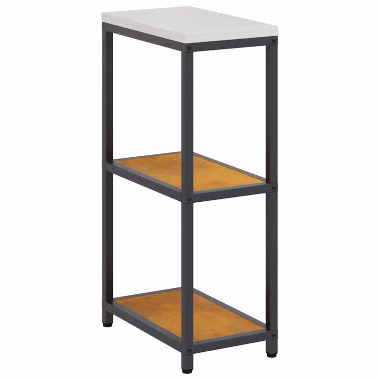 Berkfield Home Kitchen Storage Shelf in Brown Rusty Weathering Steel