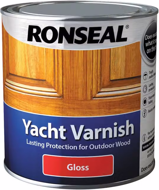 Ronseal Yacht Varnish Gloss Clear 1 l
