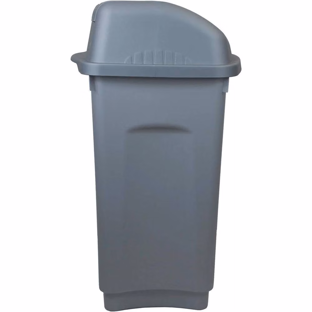 SPETLEK 50 Litre Large Plastic Swing Bin in Grey – 2