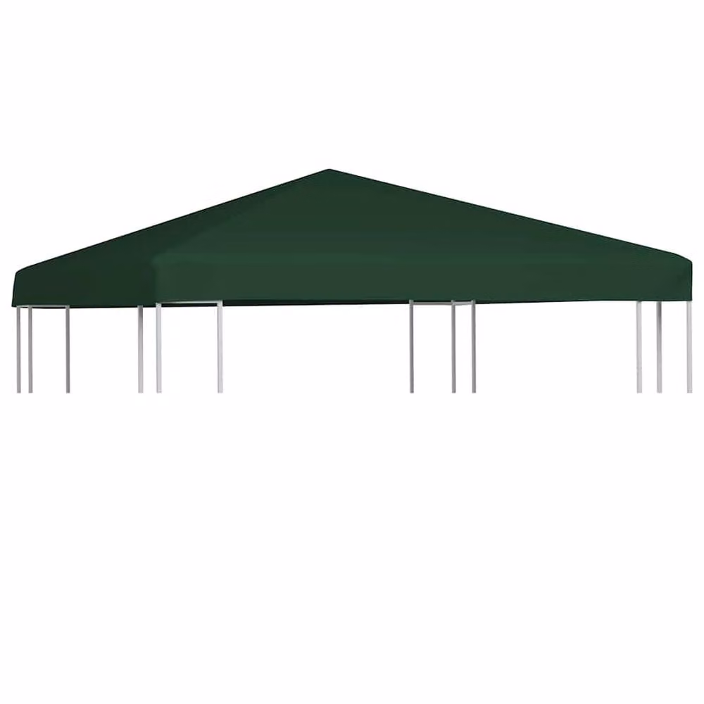 Berkfield Home Green PVC-Coated Polyester Gazebo Top Cover – 2