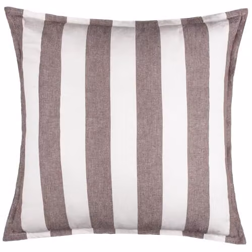 Yard Hayle Square Striped Outdoor Cushion in Brown, W/D/H: 50 x 50 x 50 cm – 1