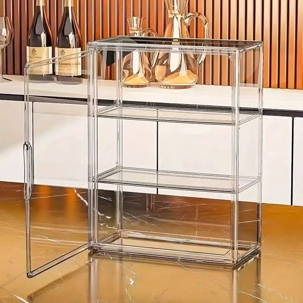 SPETLEK 3 Tier Acrylic Display Case in Transparent, Width: 50 cm – 2