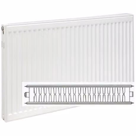 Prorad 422506 Type 22 Double Convector Radiator, White, H: 600 mm x W: 500 mm