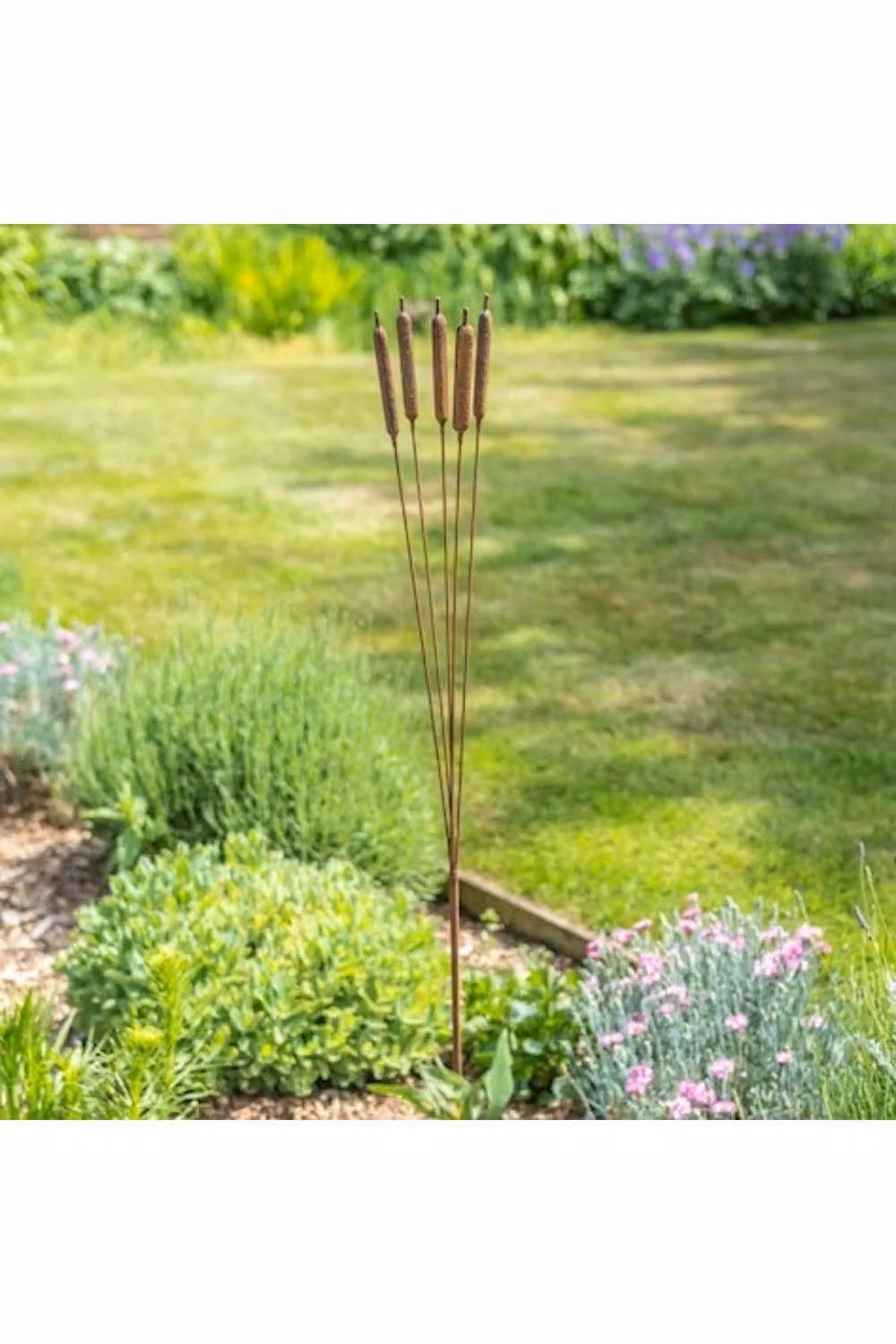 KDMD Ascalon Bullrush Decorative Metal Stake in Brown – 2