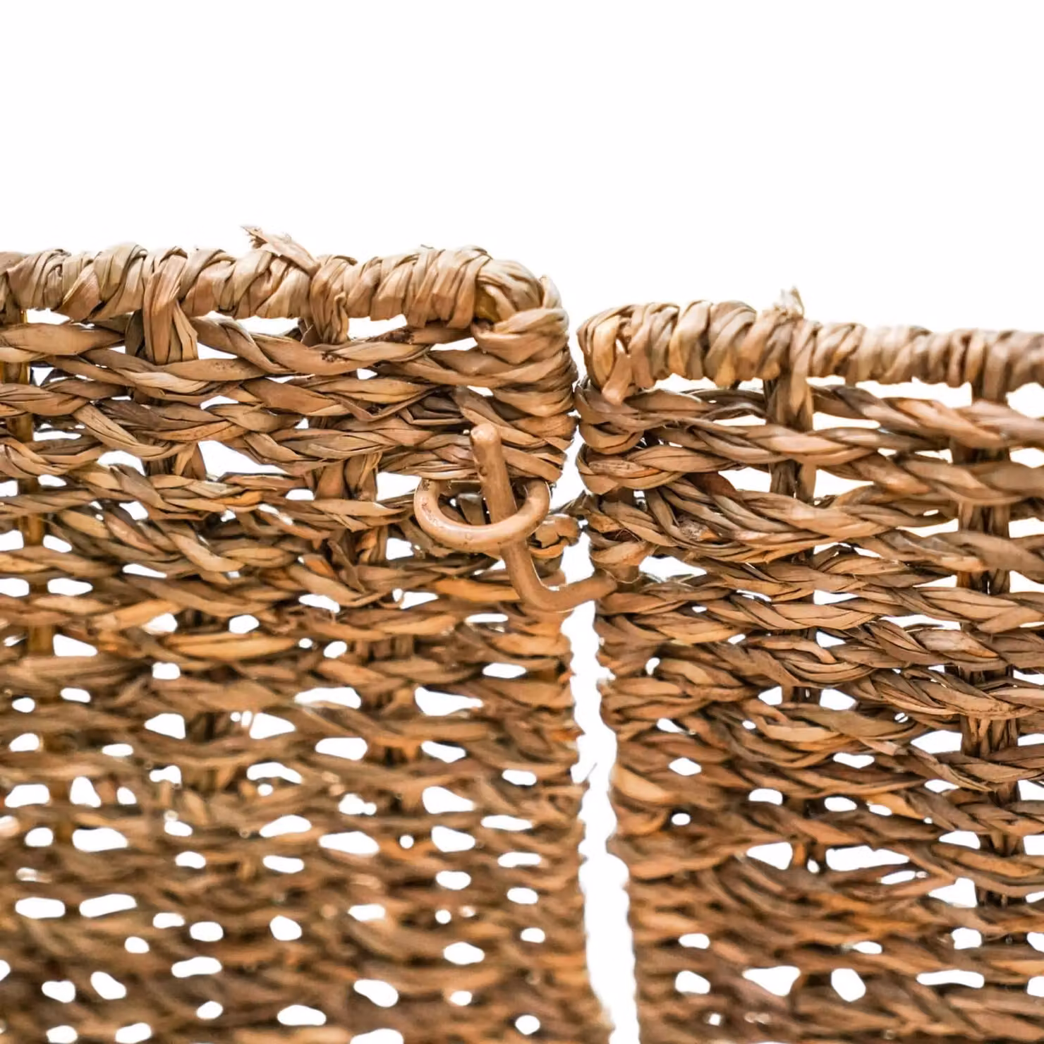 Ivyline Beige Rattan Square Christmas Tree Skirt, W: 60 cm, H: 26 cm – 3
