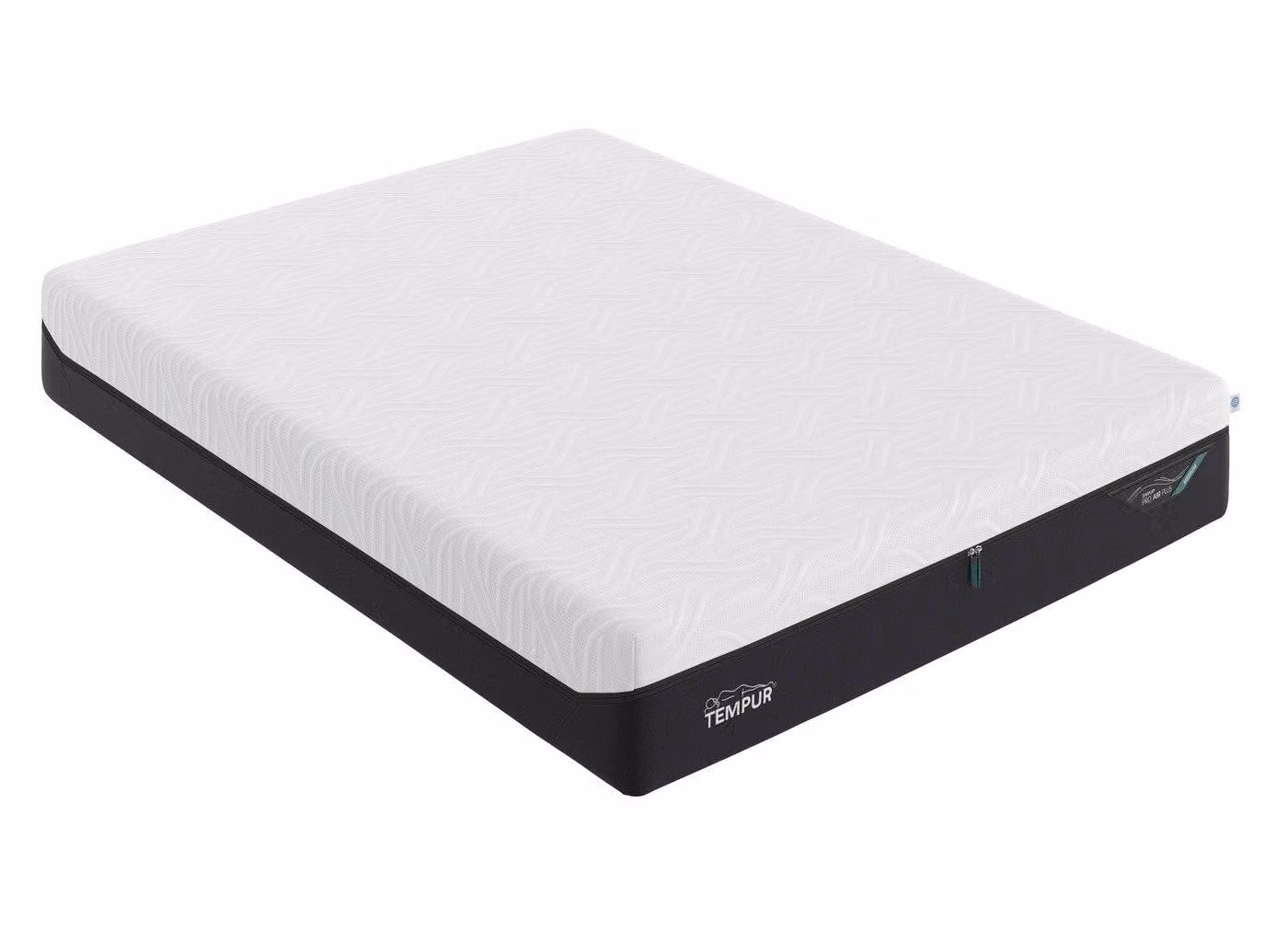 Tempur Pro Air Plus SmartCool Medium Viscoelastic Foam Mattress with Temperature Regulation and Removable White Cover