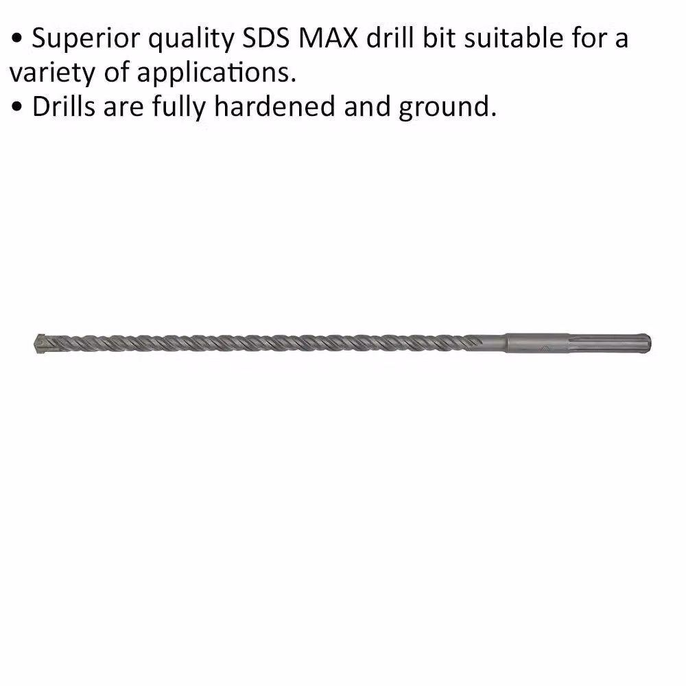 Loops SDS Max Masonry Drill Bit, Grey/Multicolour, Diameter: 18 mm, Length: 540 mm – 2