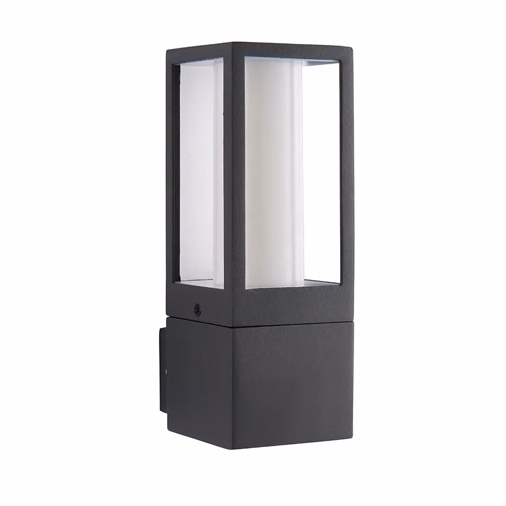Netlighting Lantern Outdoor Wall Lamp in Textured Grey, IP44 – 3