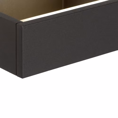 Lucide Goa Modern Rectangular LED Outdoor Wall Light in Black or Anthracite with Warm White Up and Down Lighting – 4