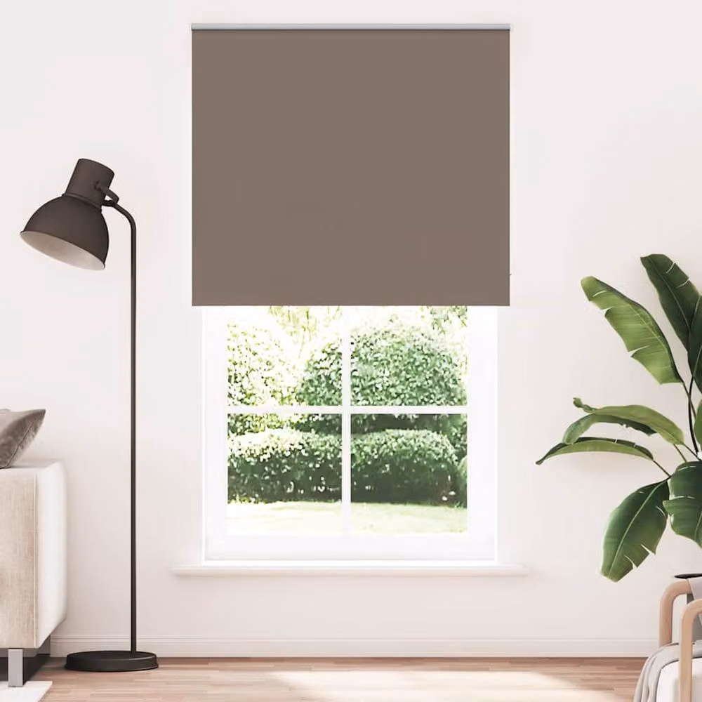 Berkfield Home Marine Blackout Roller Blind in Brown, W: 160 cm, H: 150 cm – 2