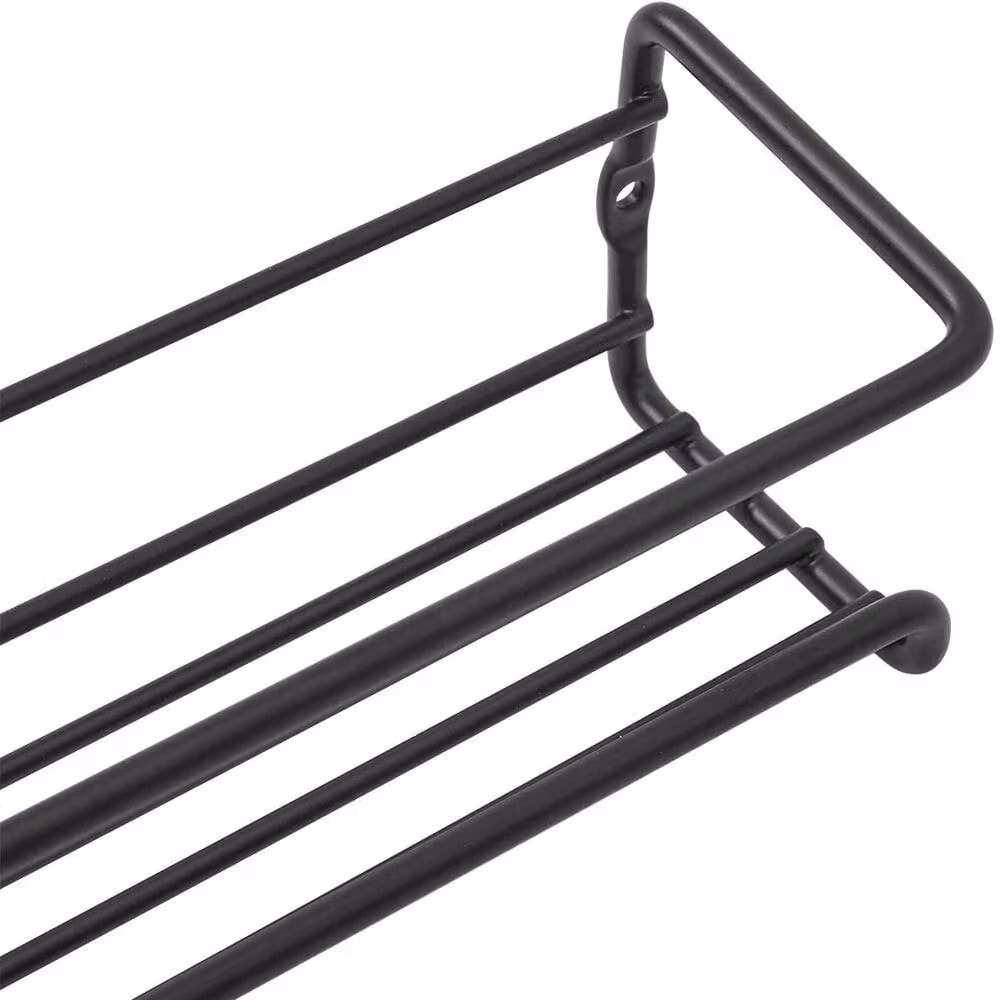 Kelvenix 4 Tier Wall Mounted Metal Spice Rack in Black – 2