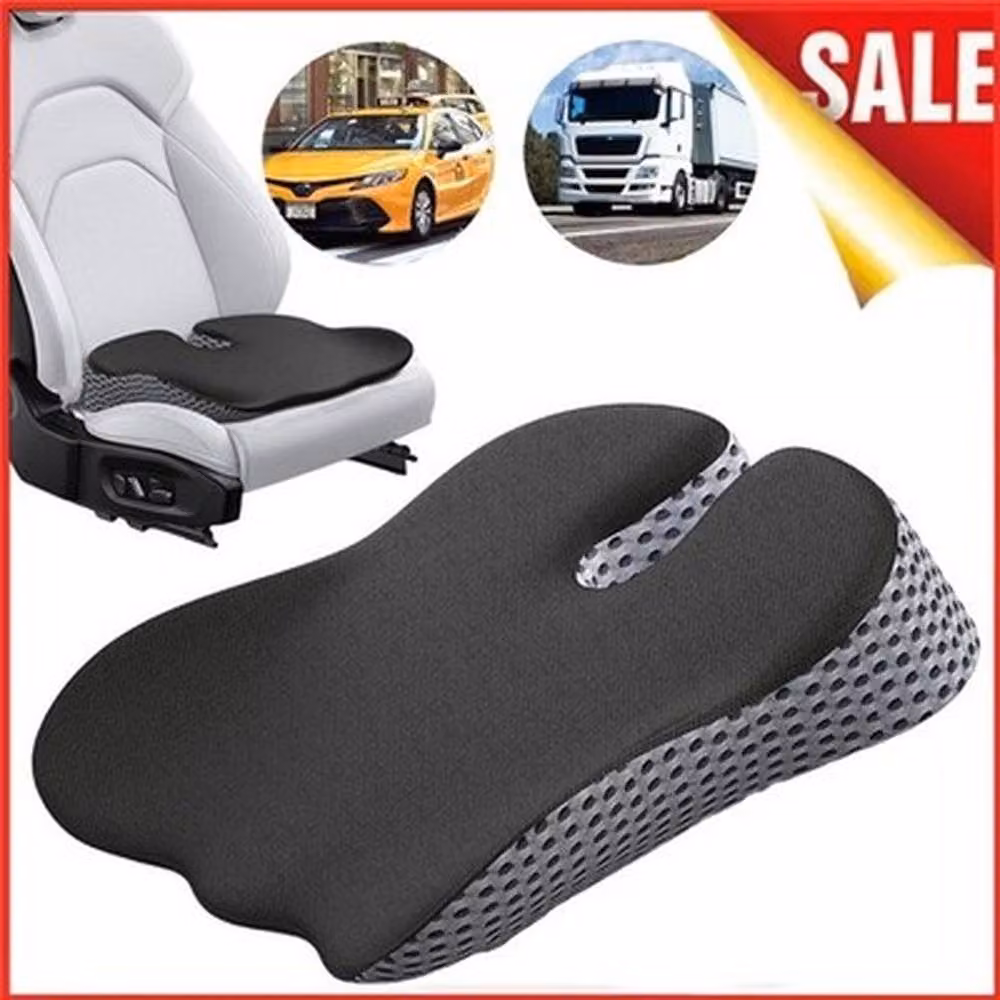 NESTLUNE Black Memory Foam Wedge Seat Cushion Pillow W: 100 cm, L: 190 cm – 5