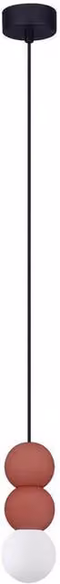Netlighting Zero II Slim Red LED G9 Pendant Ceiling Light – 1