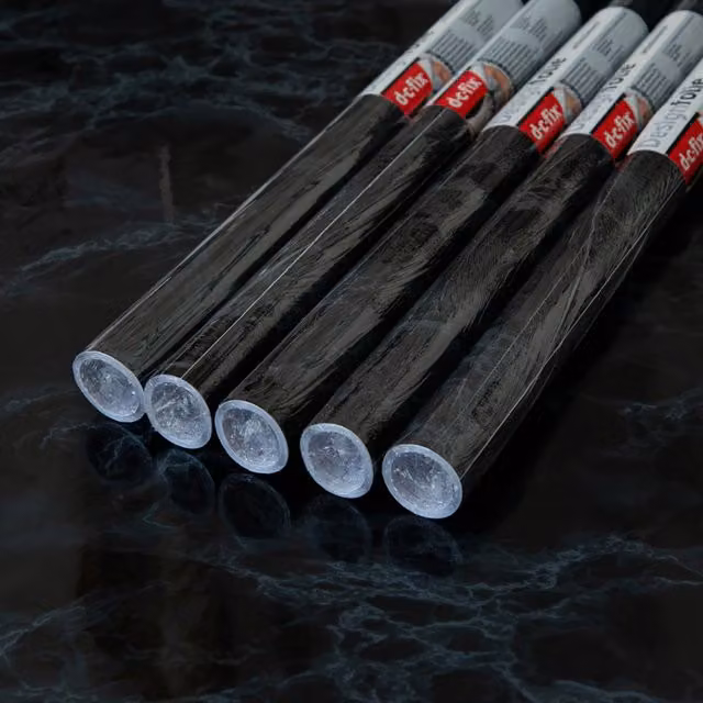 dc fix Marble Self Adhesive Vinyl Wrap, Black, W: 67.5 cm, L: 2 m