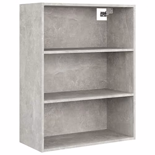 vidaXL Hanging Wall Cabinet in Grey, W/D/H: 69.5 x 32.5 x 90 cm