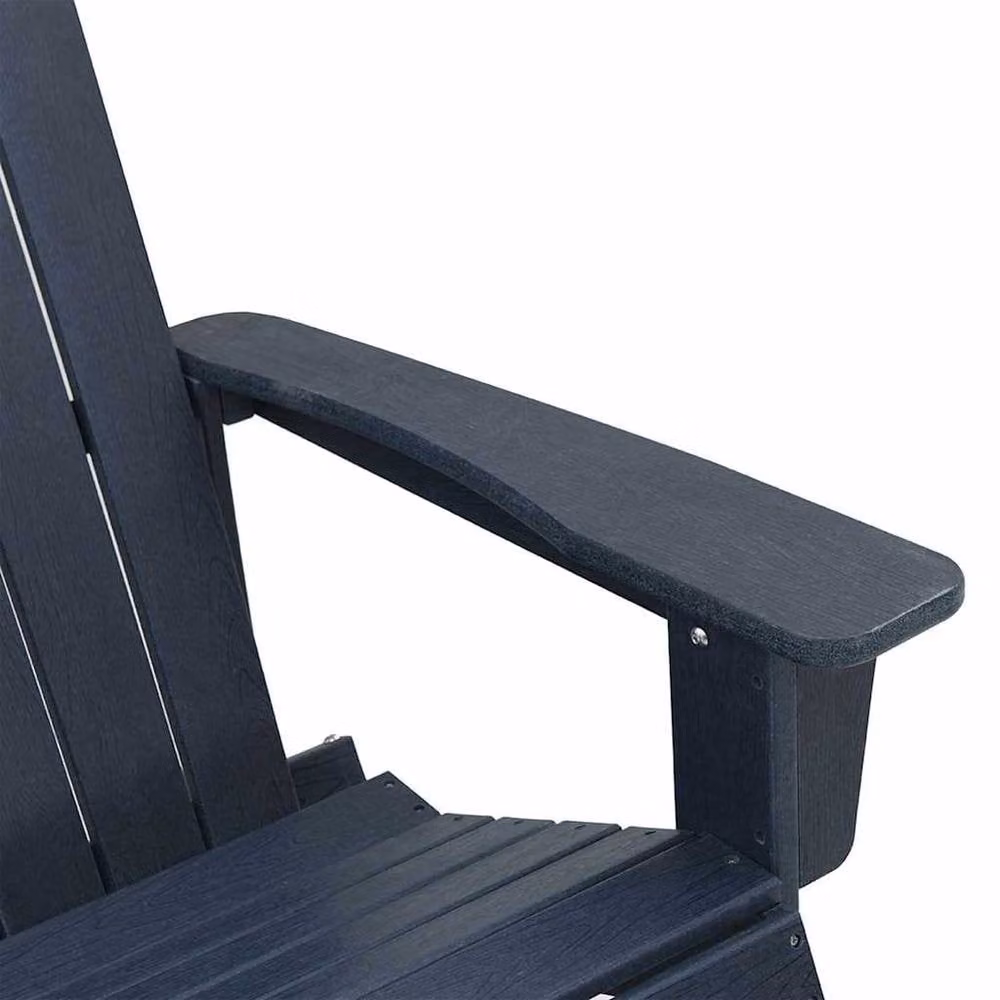 Berkfield Home Adirondack Rocking Chair in Navy Blue, W/D/H: 73.5 x 92 x 90 cm – 6
