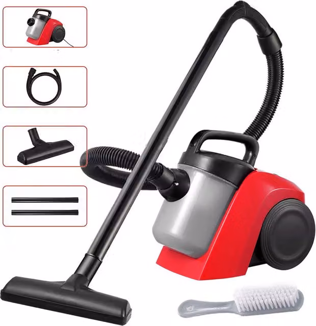 Hinsinc Bagless Cylinder Vacuum Cleaner 1000W with HEPA Filter, Multicolour – 1