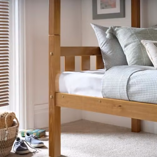 Bedmaster Icon Solid Wood Pine Bunk Bed Frame in Pine – 2
