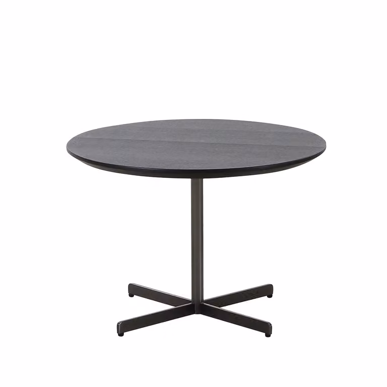 Dome Deco RENO Round Coffee Table in Black Wood
