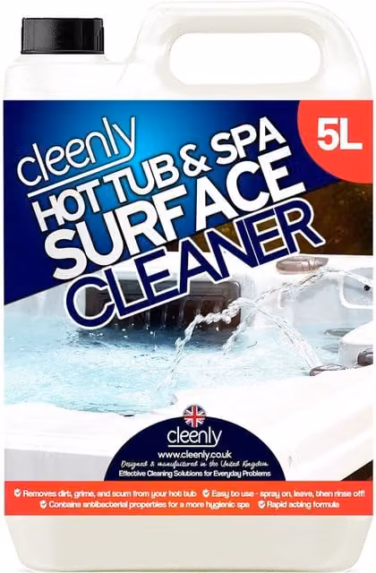 Cleenly Hot Tub and Spa Waterline Surface Cleaner, 5 kg