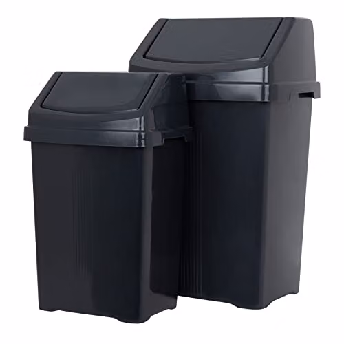 Wham Casa 2 Piece Blue Swing Bin Set – 2