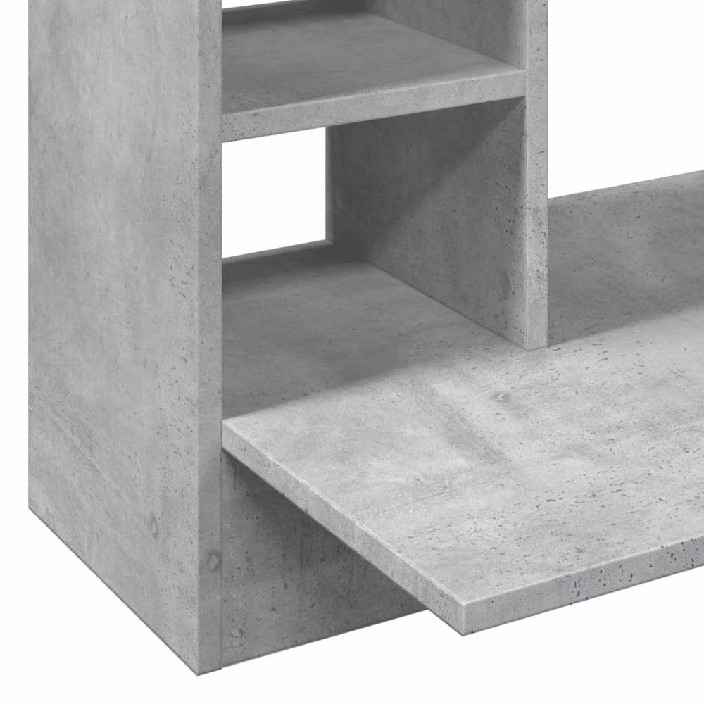 Berkfield Home Modern Wall-Mounted Writing Desk in Grey, W/D/H: 105 x 48 x 75 cm – 4