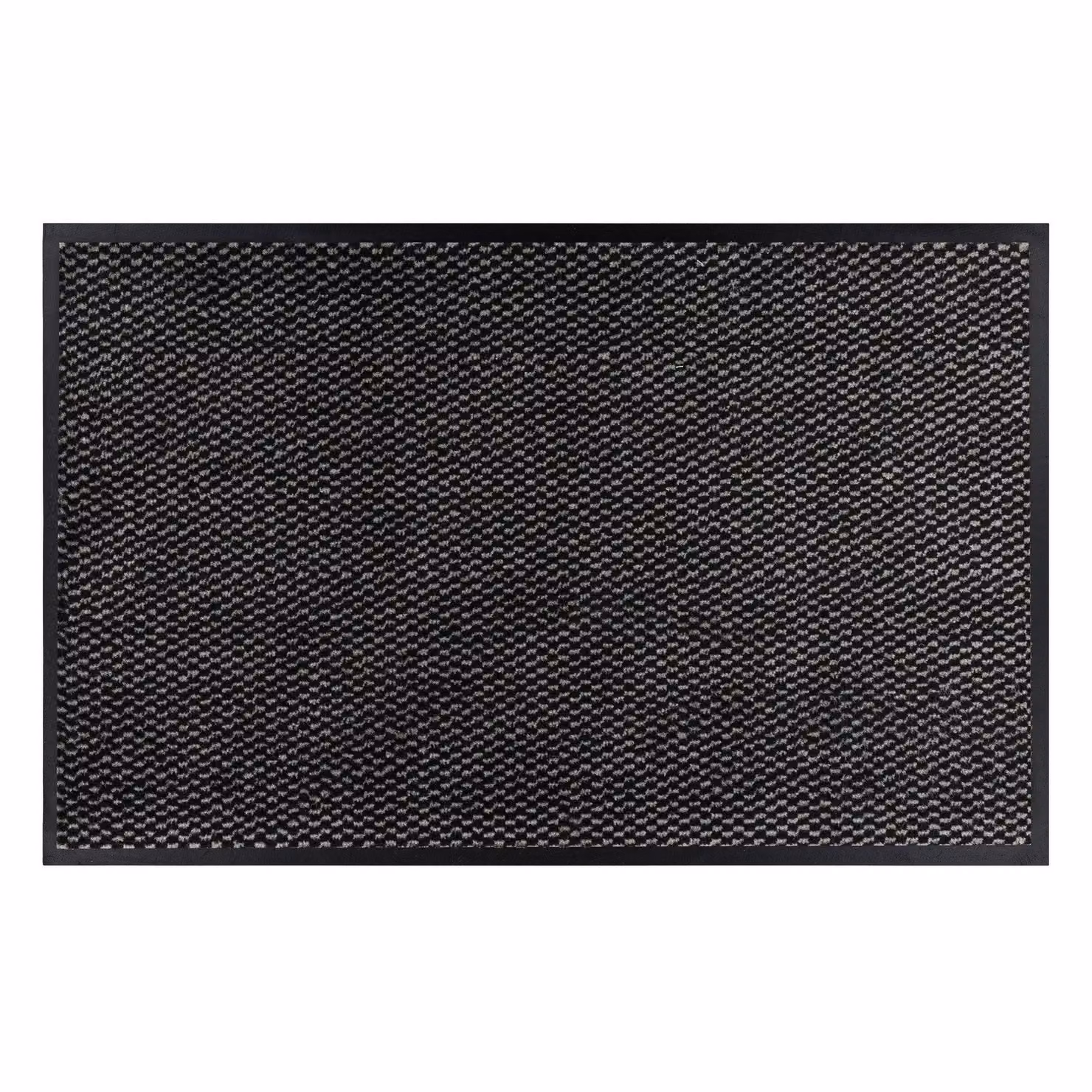 RugsX Texas 4905 Grey Weatherproof Polypropylene Doormat, W: 50 cm, D: 80 cm – 2