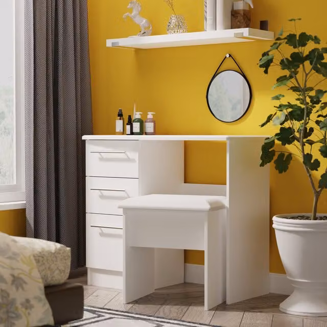 Sherwood Ready Assembled Vanity in Porcelain Matt White