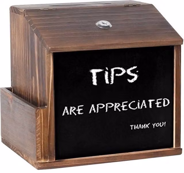 FLAVORA Brown Wooden Letter Suggestion and Donation Collection Box – 1