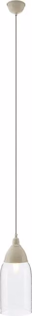 Fifty Five South Orsina White Glass and Metal Adjustable Scandinavian Pendant Light