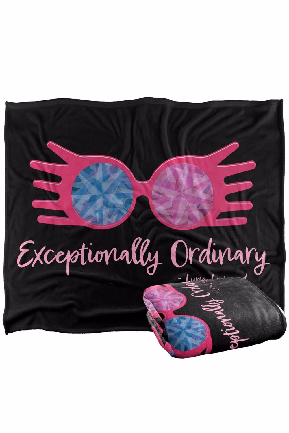 LOGOVISION Harry Potter Luna Lovegood Quote Super Soft Fleece Throw Blanket, Multicolour, W: 127.0 cm, D: 152.4 cm – 7