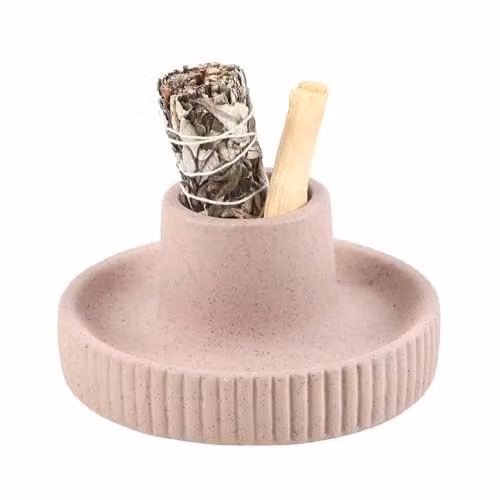 Something Different Ribbed Smudge Bowl in Beige