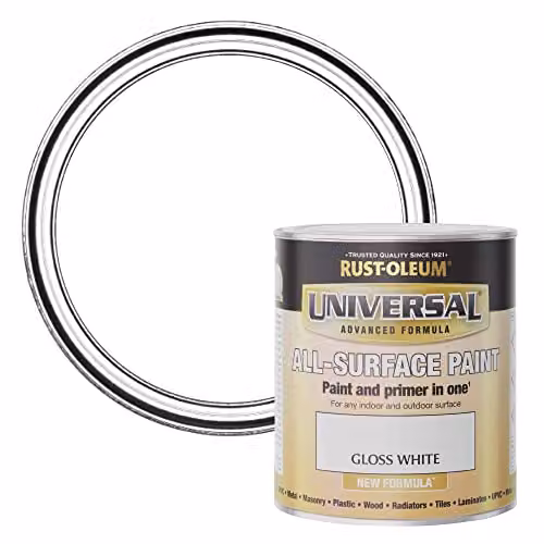 Rust-Oleum Universal Paint and Primer Gloss White 0.75 l – 1