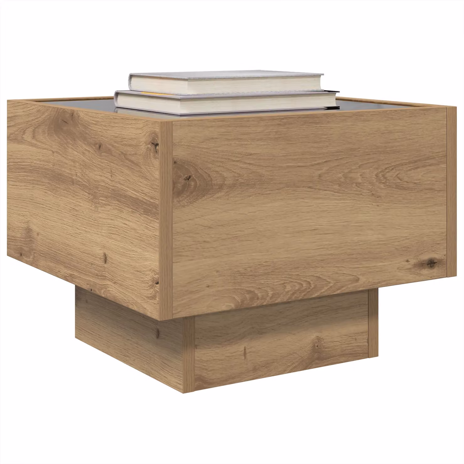 Berkfield Home Artisan Oak Storage Cabinet in Brown, W/D/H: 40 x 40 x 30 cm – 2