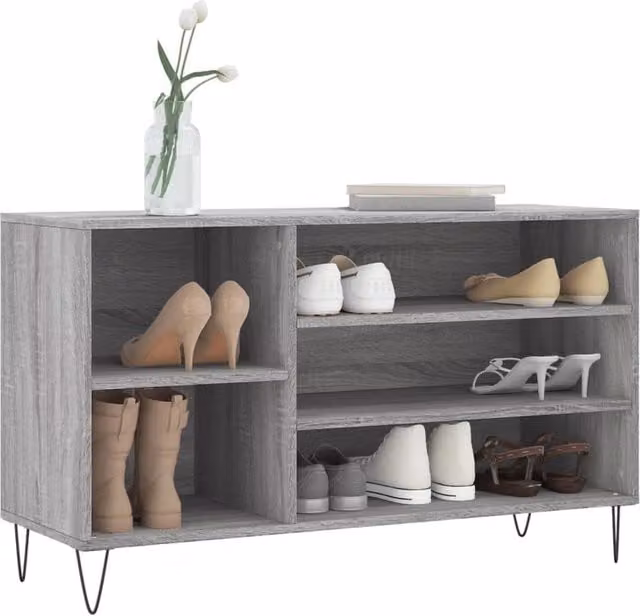 Berkfield Home Grey Sonoma Shoe Cabinet W/D/H: 102 x 36 x 60 cm – 1