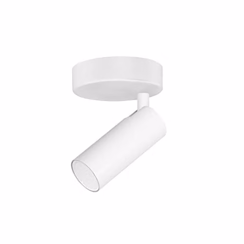 Netlighting Logos LED Single Spotlight, 3.7W, 3000K Warm White, 282lm, White – 1
