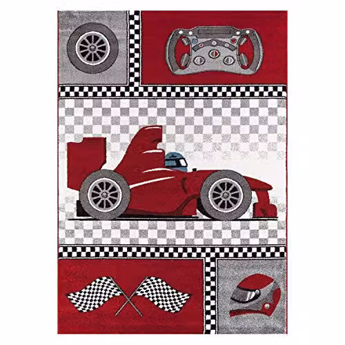 Bravich LTD Red Racing Car Kids Rug W: 80 cm, L: 150 cm – 5
