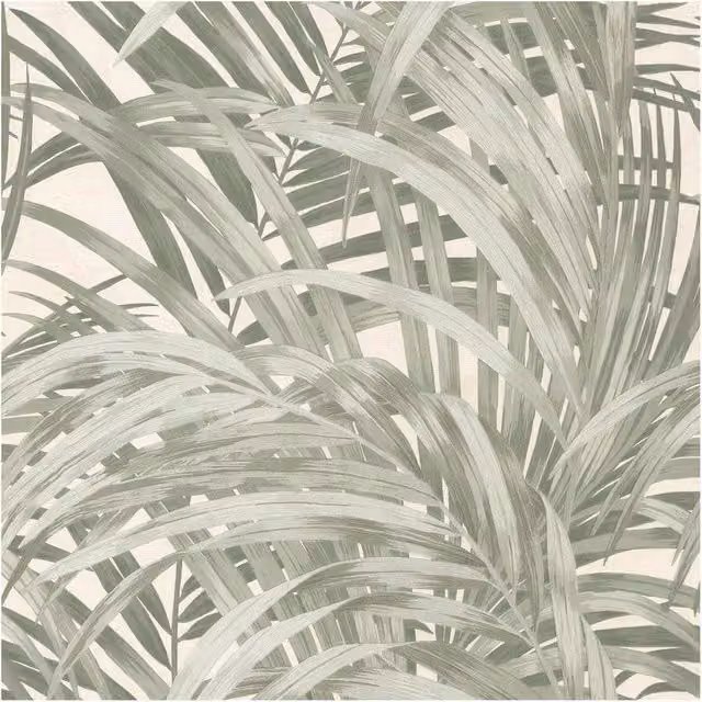 Boutique Congo Forest Green Botanical Vinyl Wallpaper, W: 52 cm, H: 1000 cm – 1
