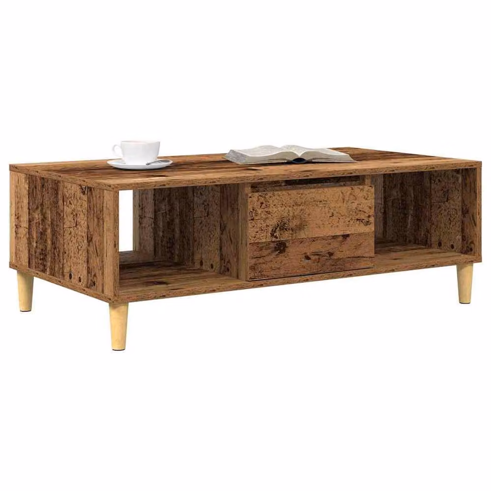 Berkfield Home Modern Storage Unit with Door in Brown Old Wood Finish – 3