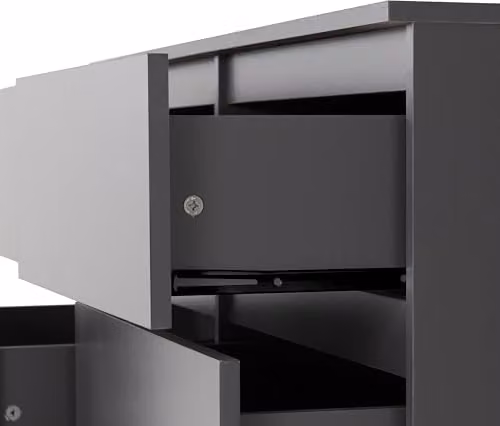 Seconique Malvern 6 Drawer Chest in Grey, W/D/H: 122 x 40 x 77 cm – 4
