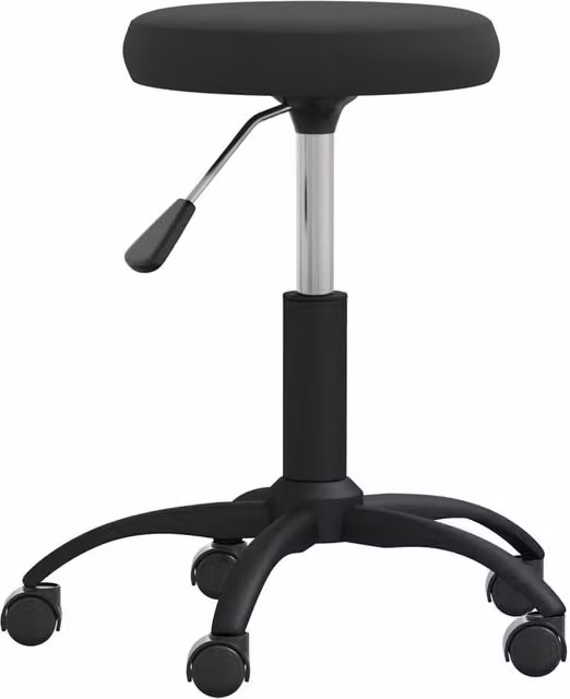 Berkfield Home Office Swivel Task Chair in Black Velvet