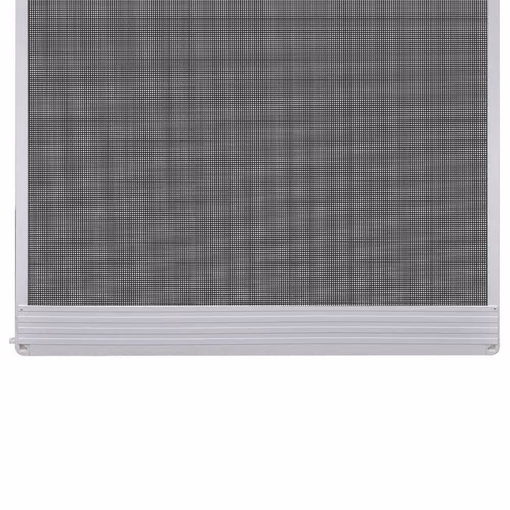 Berkfield Home White Hinged Fibreglass Insect Screen for Doors W: 120 cm, H: 240 cm – 3