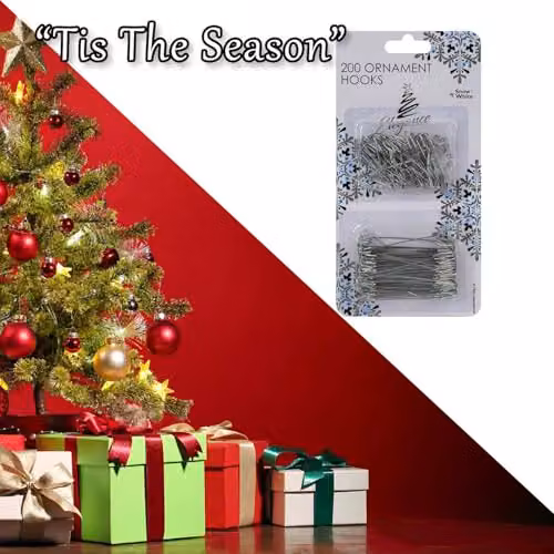 VFM e-Store Silver Metal Snowflake Christmas Decoration Hanging Ornaments, W/D/H: 20.6 x 10.5 x 1.4 cm – 5